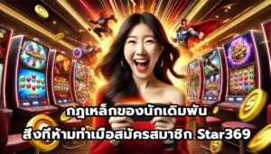 กฎเหล็กของนักเดิมพัน สิ่งที่ห้ามทำเมื่อสมัครสมาชิก Star369-10