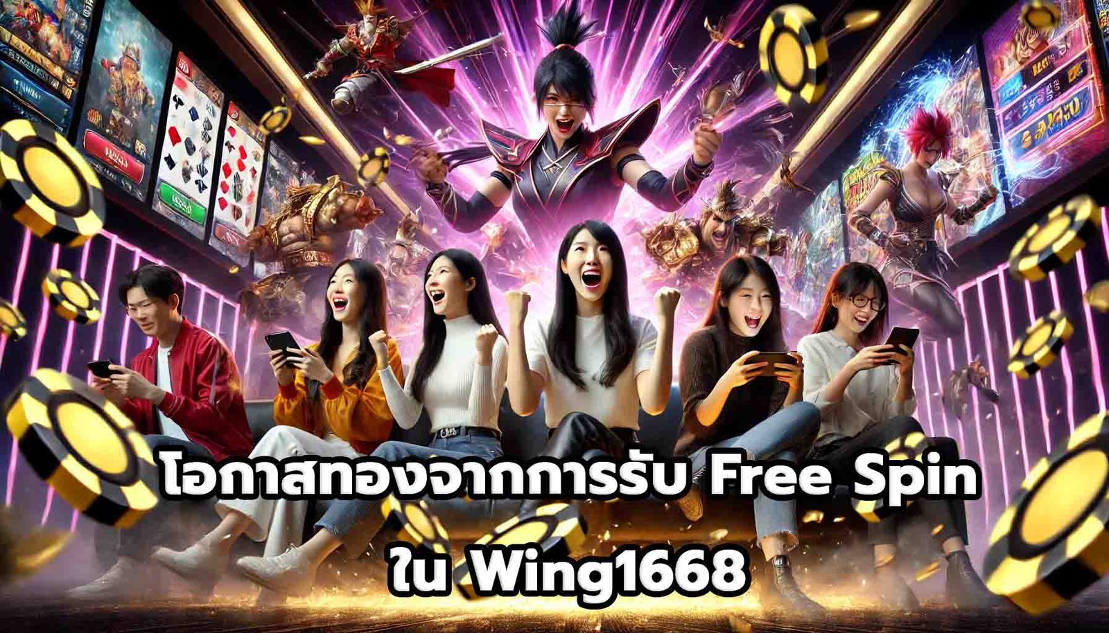 โอกาสทองจากการรับ Free Spin ใน Wing1668-12